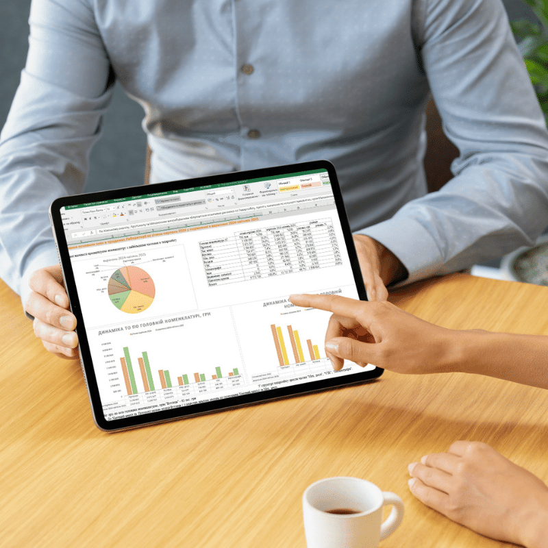 Excel-шаблон для оперативного аналізу та управлінської звітності — Manifesta Consult